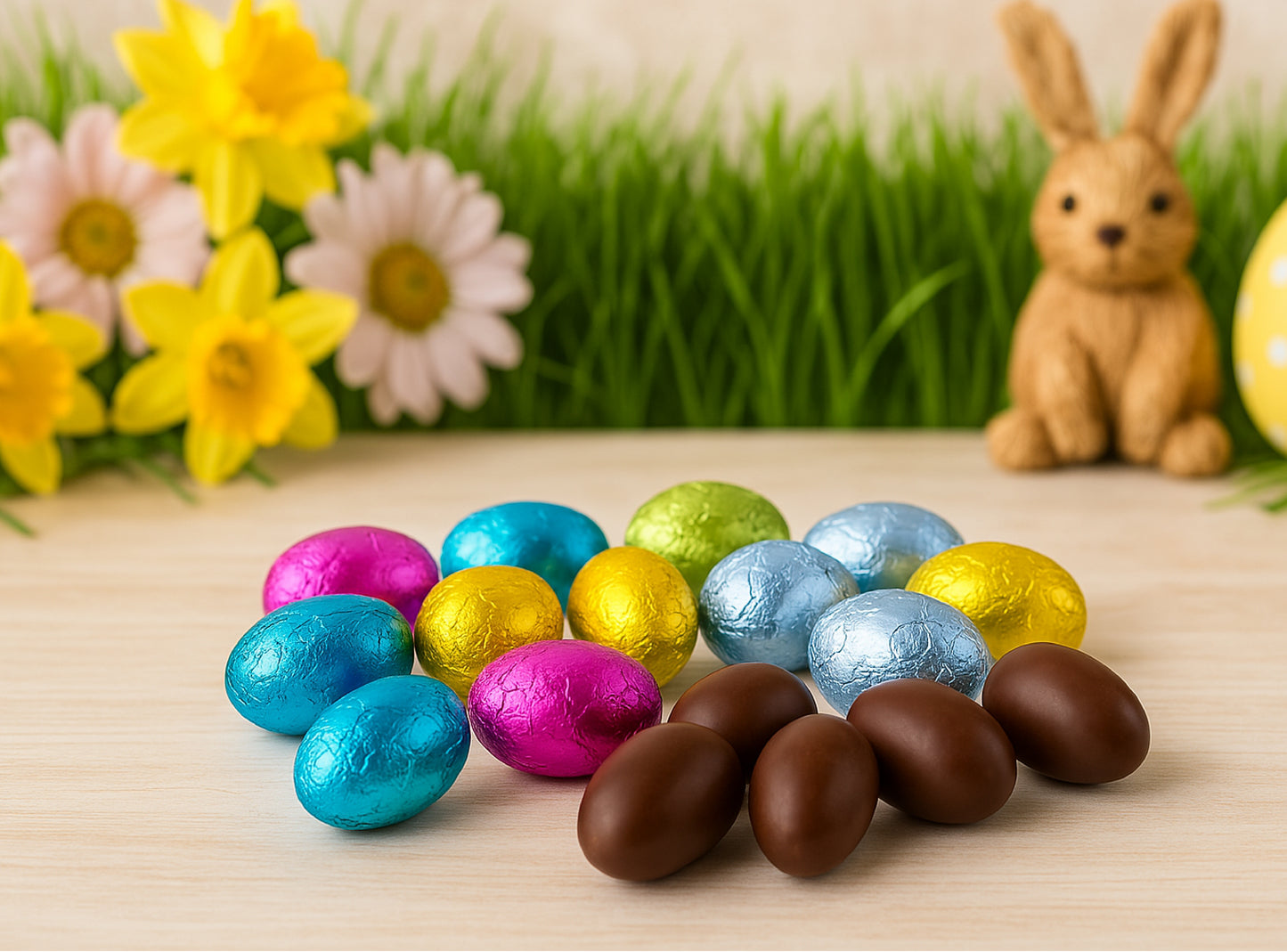 Pastel Easter Chocolate Eggs